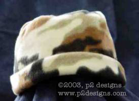 p2 designs:  fleece ski cap w/cuff photo